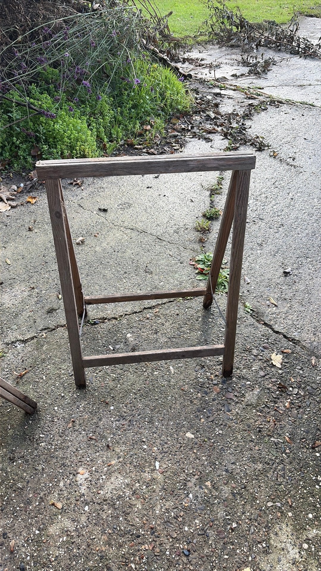 4 stuks houten schragen, Ophalen, Gebruikt, Overige typen, Minder dan 2 meter