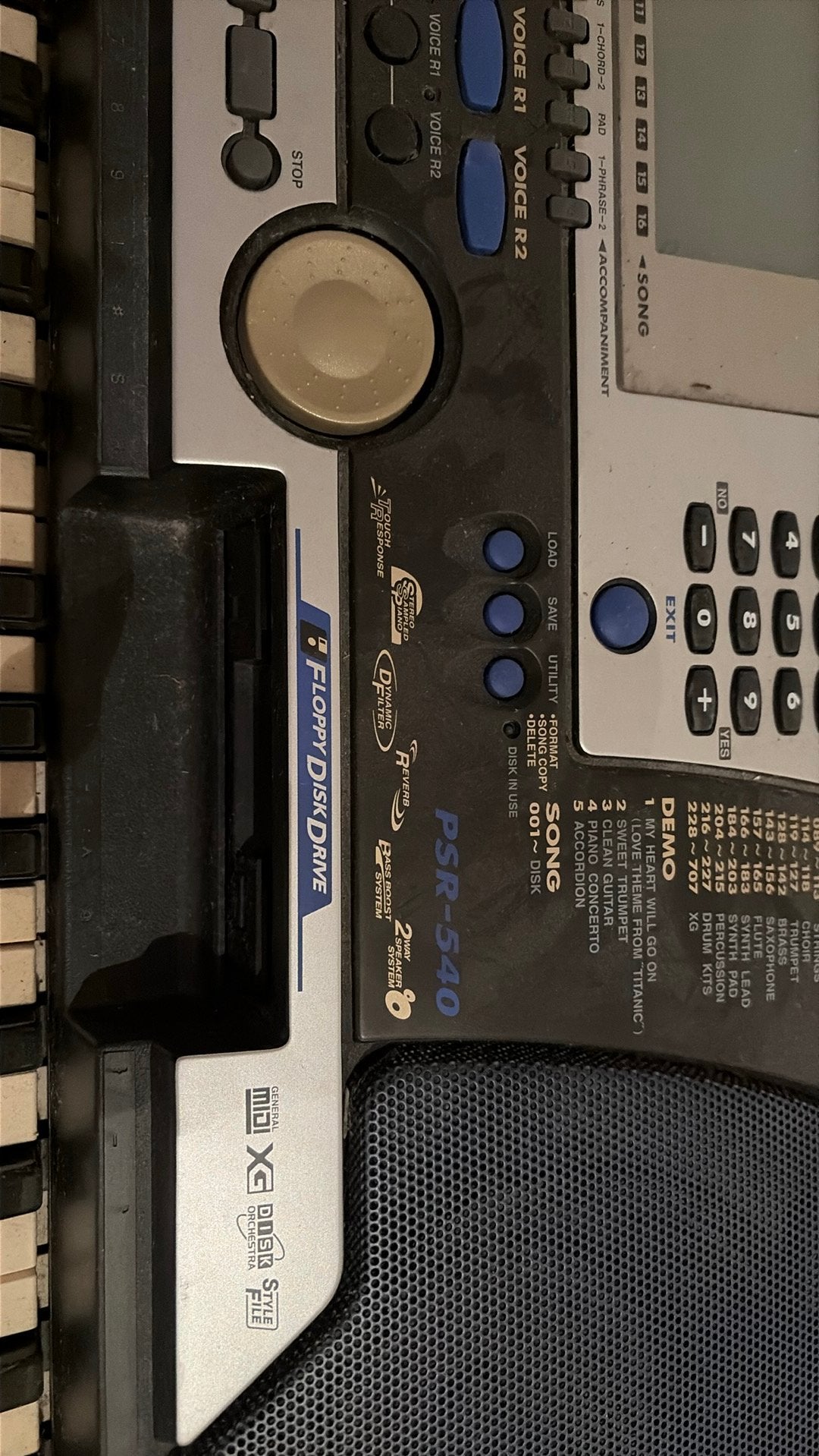 Yamaha PSR-540, Muziek en Instrumenten, Ophalen, Zo goed als nieuw, 61 toetsen, Yamaha