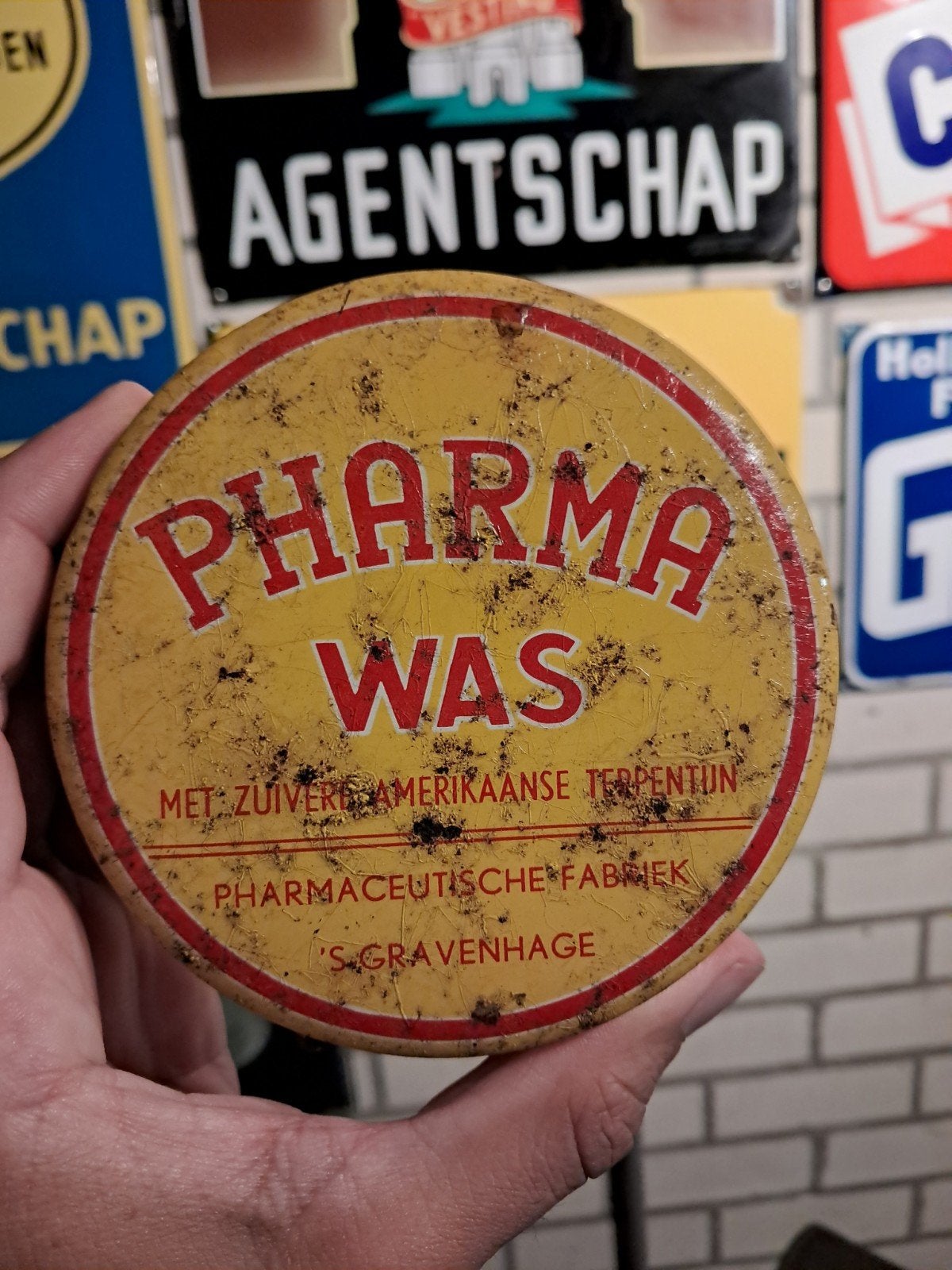 Pharma was 'S Gravenhage blikje, Ophalen of Verzenden, Zo goed als nieuw, Overige