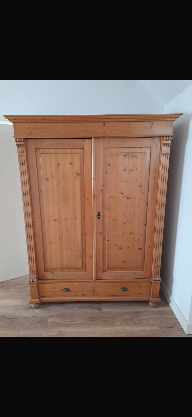 Houten kast, Gebruikt, 200 cm of meer, 150 tot 200 cm, 50 tot 75 cm