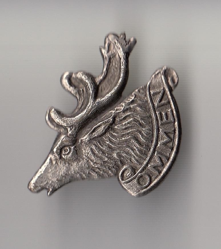 Ommen Hert broche, Verzamelen, Speldjes, Pins en Buttons, Gebruikt, Speldje of Pin, Overige onderwerpen, Ophalen of Verzenden