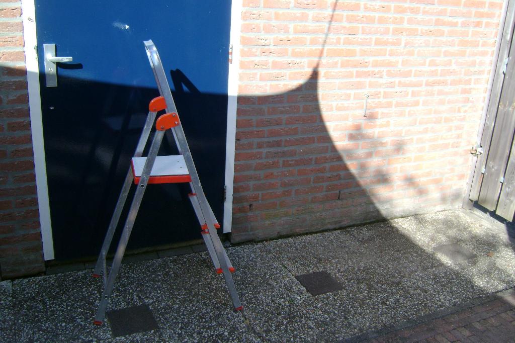 Aluminium uitzettrap 3 treden, Ophalen, Gebruikt, Trap, Opvouwbaar of Inschuifbaar