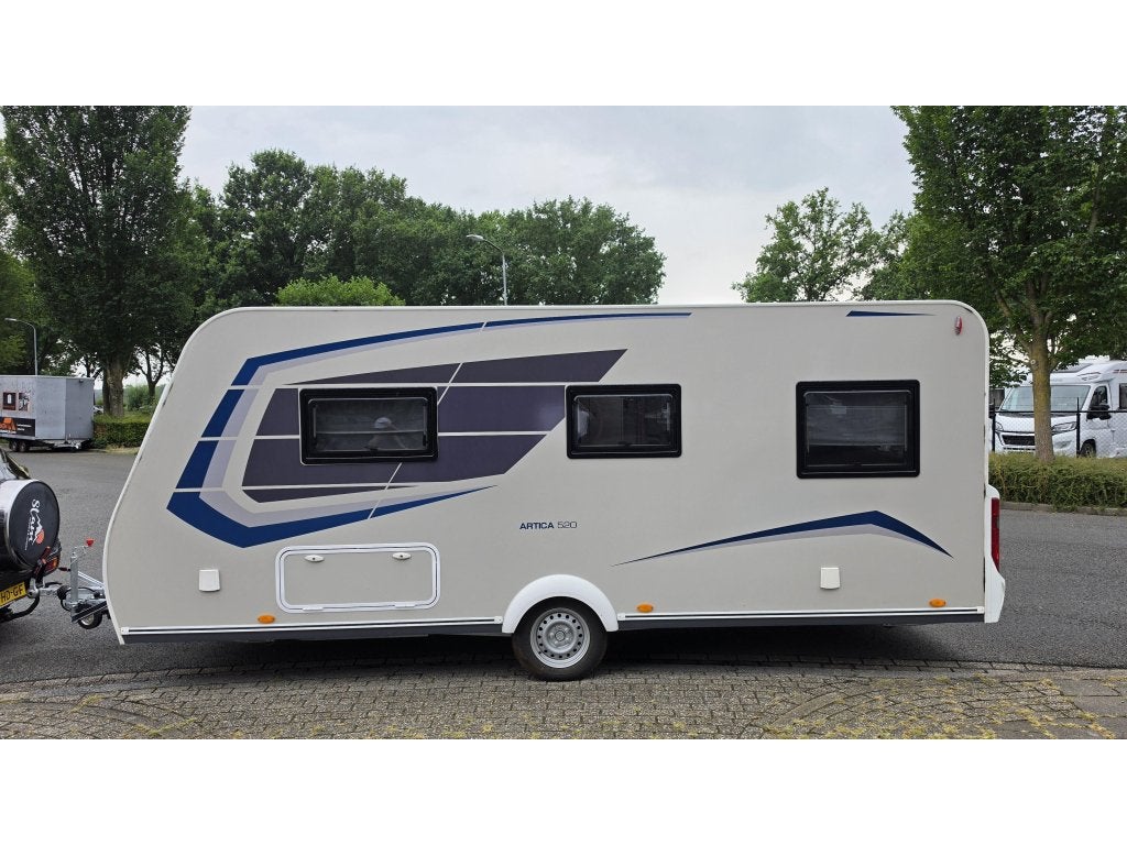 Caravelair Artica 520 Nieuwstaat, Kachel, Rondzit, Overige typen, 5 tot 6 meter