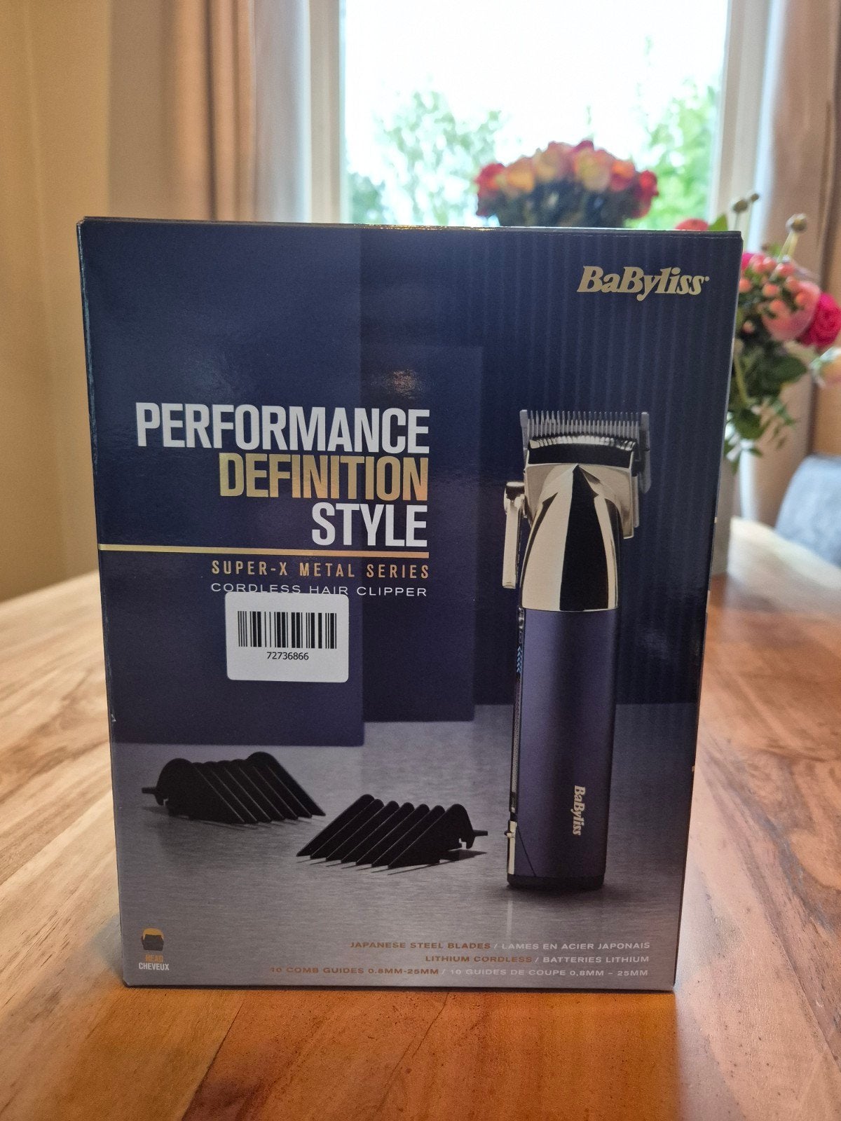 BaByliss Super-X Metal Series Draadloze Tondeuse, Ophalen of Verzenden, Nieuw, Haarverzorging