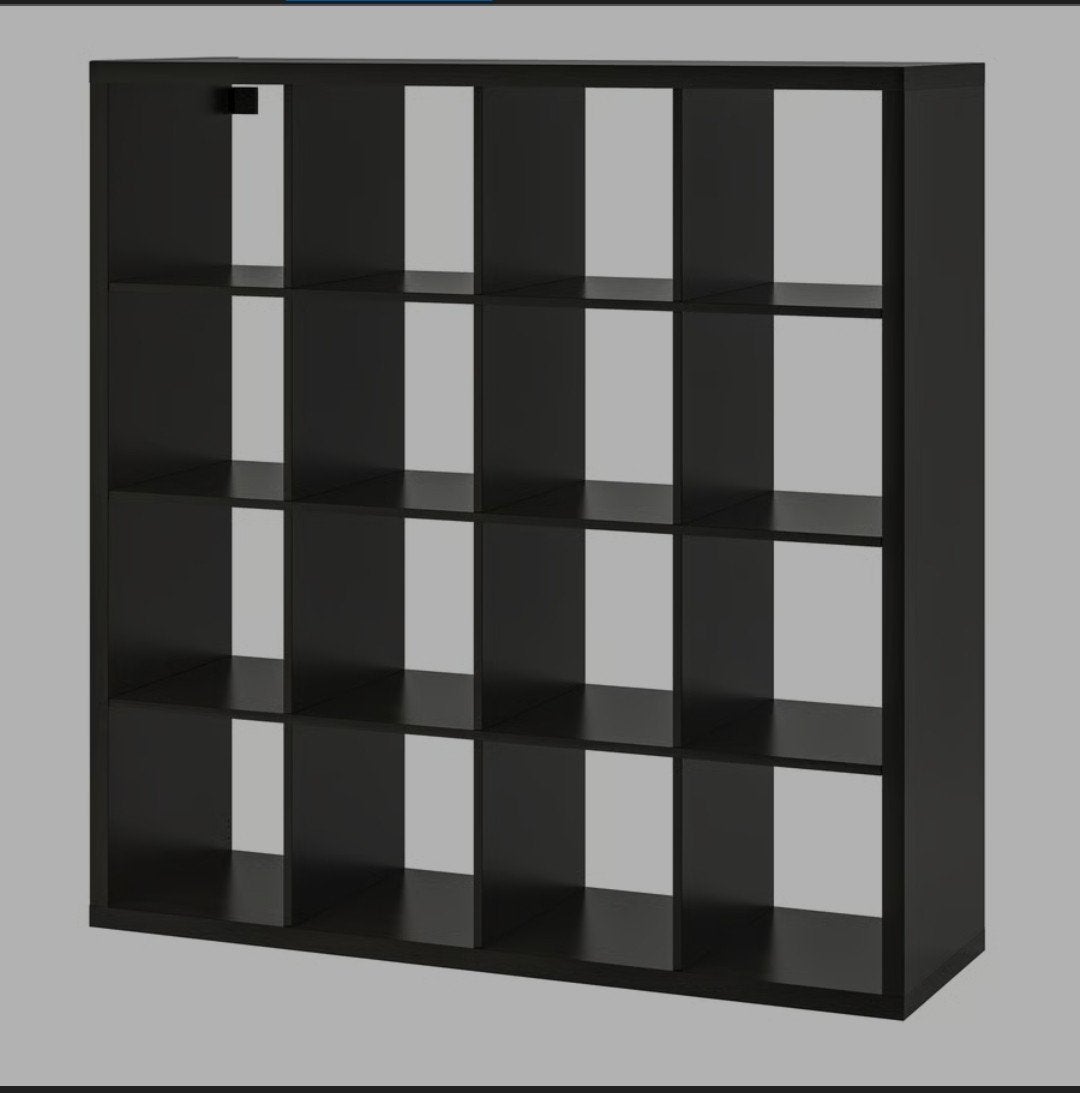 IKEA Kallax kast 4x4 vakken zwart, Ophalen