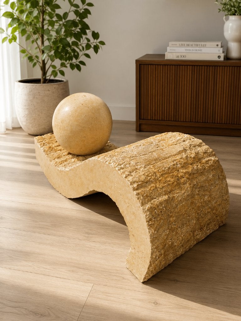 Vintage Magnussen Ponte Mactan Stone design salontafel, Ophalen