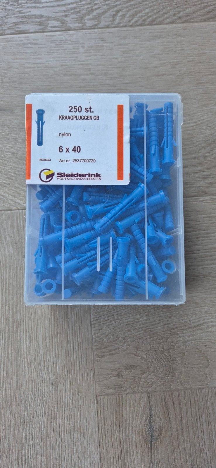 Kraagpluggen GB 6x40 250 stuks nieuw, Ophalen of Verzenden, Nieuw