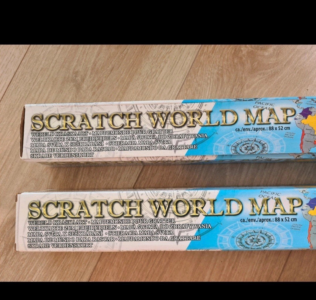 Scratch World Map - Wereldkaart om te krassen, Onbekend, 2000 tot heden, Nieuw, Ophalen of Verzenden