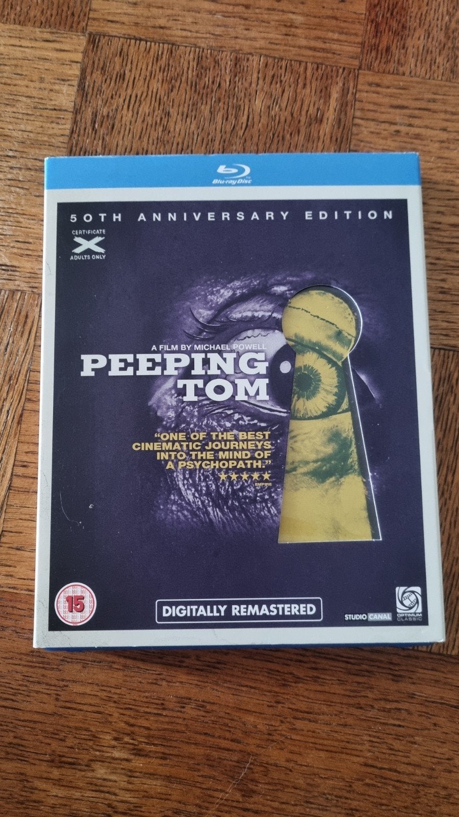 Peeping Tom Blu-ray - 50th Anniversary Edition, Ophalen of Verzenden, Zo goed als nieuw, Thrillers en Misdaad