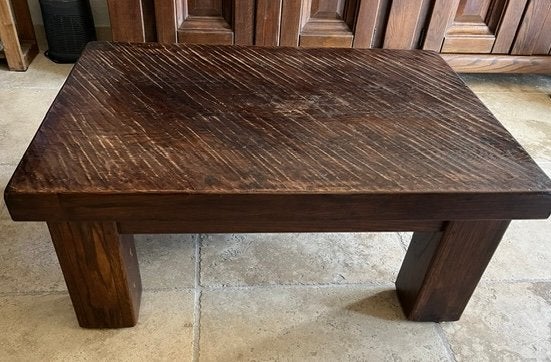 Eiken salontafel  T.E.A.B., Ophalen, Gebruikt, 100 tot 150 cm, Eikenhout