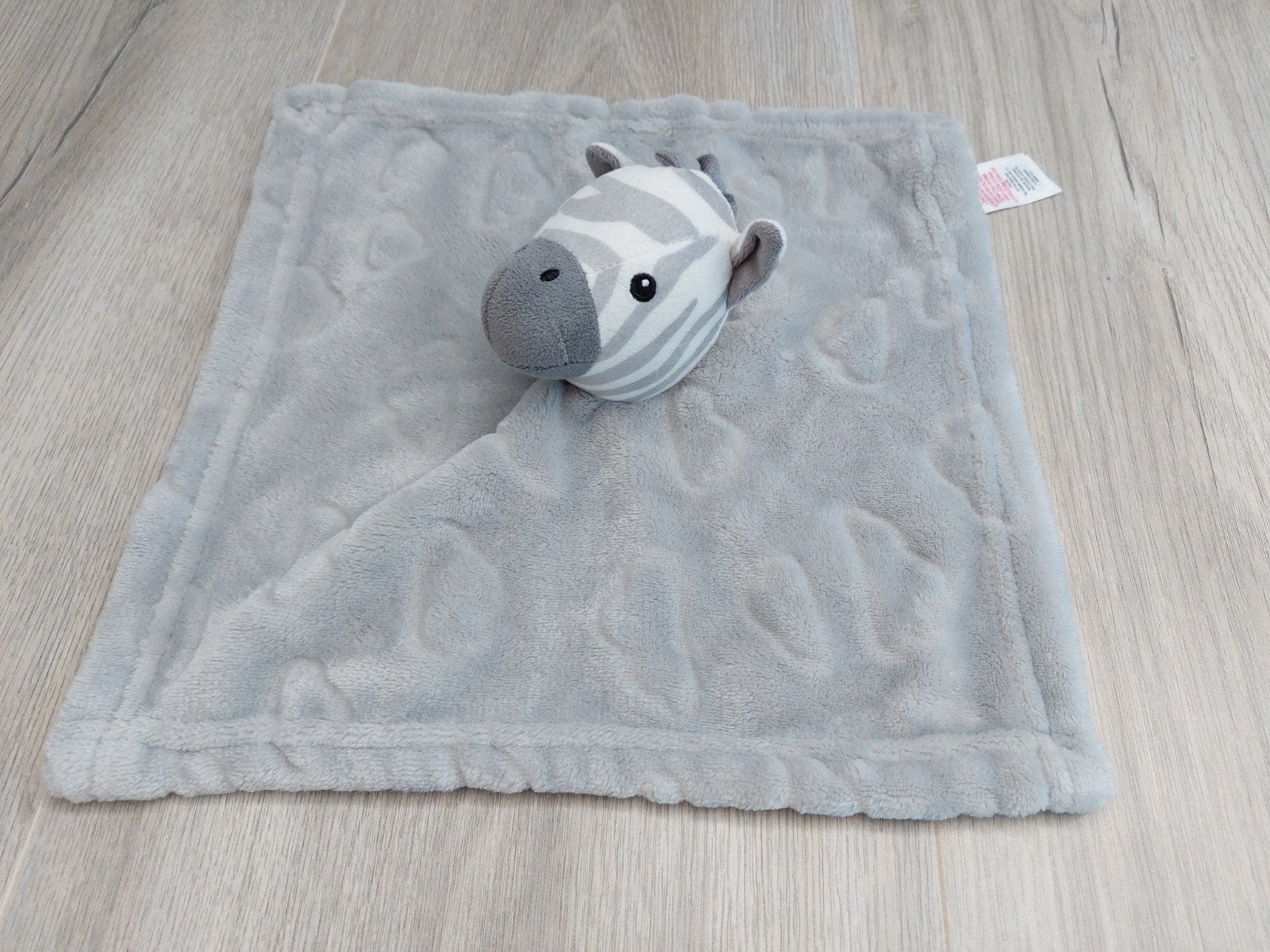Knuffel knuffeldoekje Primark zebra grijs L1887, Ophalen of Verzenden, Zo goed als nieuw