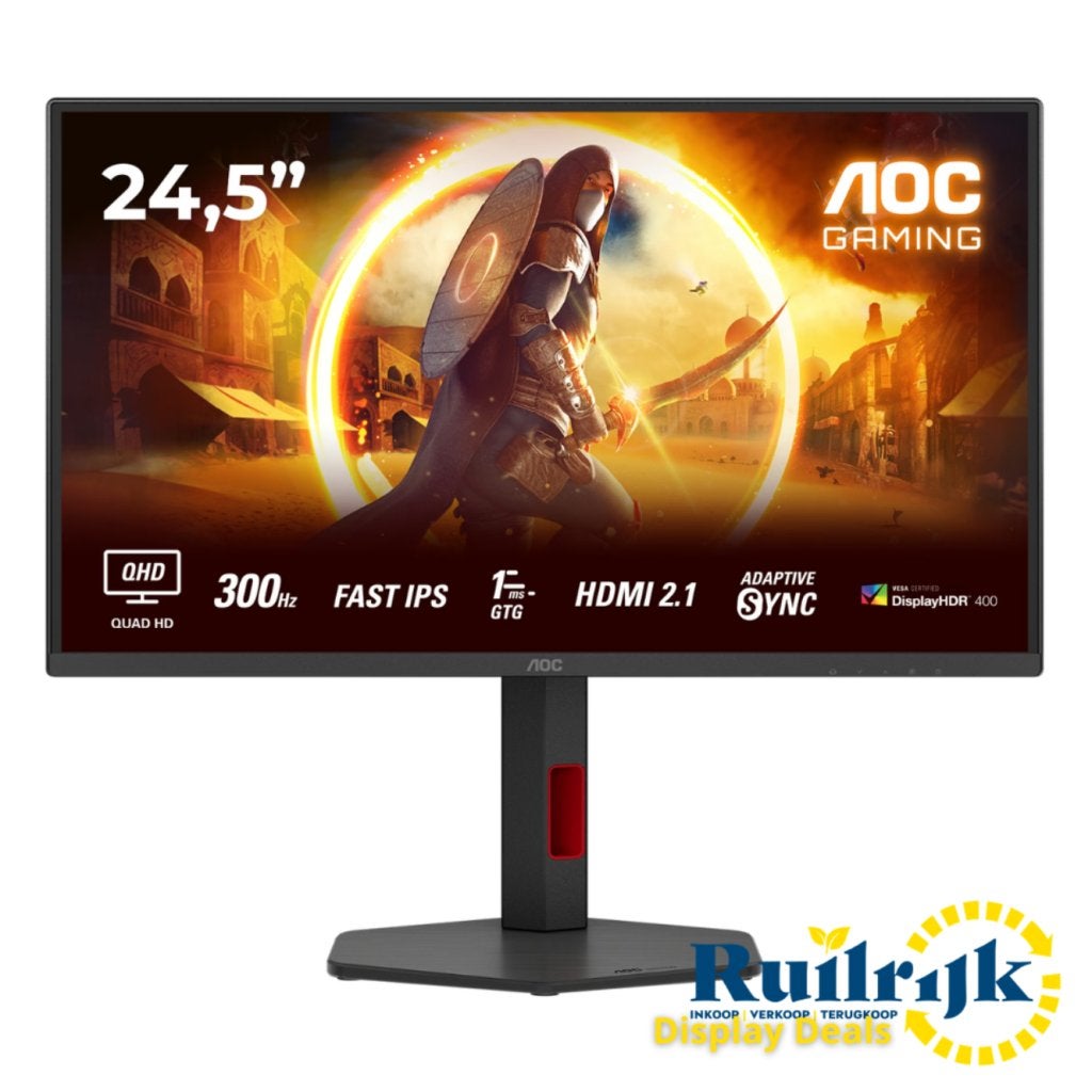 AOC Q25G4SR 25 inch QHD HDR IPS 300Hz Gaming Monitor - New, AOC, Nieuw, Support@aoc.com, Clarendon House, 2 Church Street
Hamilton HM 11
Bermuda