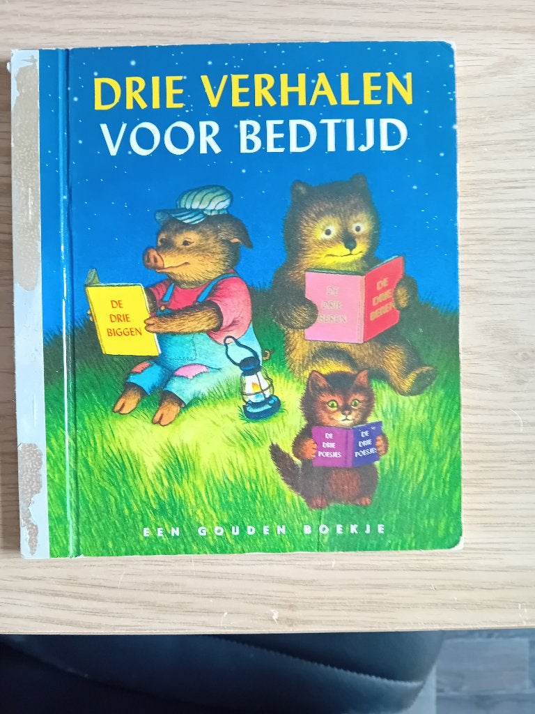 Drie verhalen voor bedtijd, Ophalen, Gelezen, Fictie algemeen, Gouden boekje