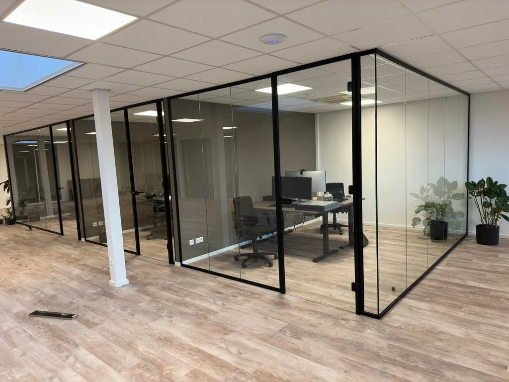Glaswanden/systeemwanden/ruimte indeling, Doe-het-zelf en Verbouw, Glas en Ramen, Gebruikt, Glasplaat, Veiligheidsglas, 160 cm of meer