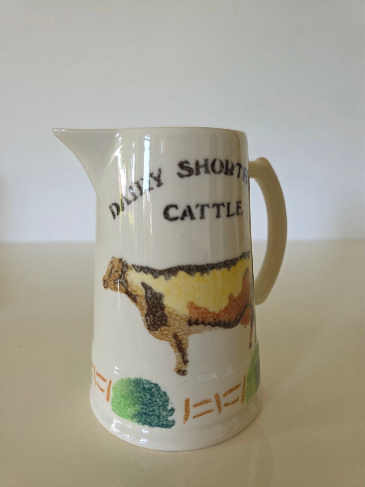 Aston Pottery, Jane & Stephen Baughan, melkkannetje, Kan, Landelijk/Boerenbont, Ophalen of Verzenden, Zo goed als nieuw