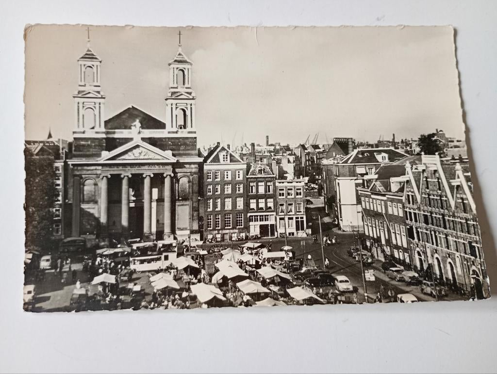 Amsterdam Waterlooplein, Ophalen of Verzenden, 1940 tot 1960, Ongelopen, Noord-Holland