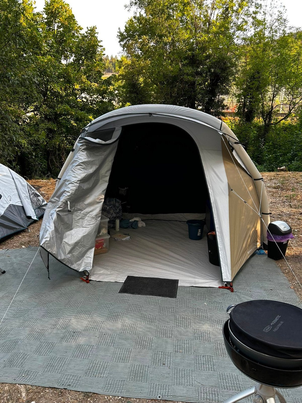 air seconds tent Decathlon, Ophalen, Zo goed als nieuw, Tot en met 4