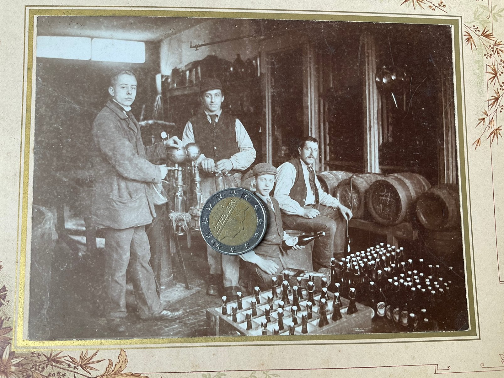Bottelarij café Americain Rotterdam 1897 foto, Ophalen of Verzenden, Voor 1940, Overige onderwerpen, Foto