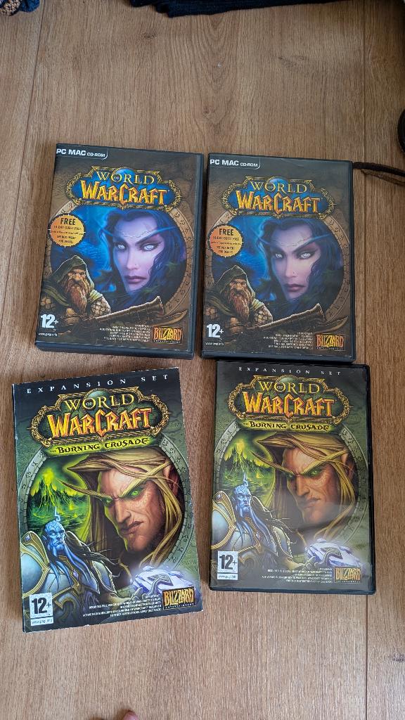 World of Warcraft CD's, Spelcomputers en Games, Games | Pc, 1 speler, Ophalen of Verzenden, Zo goed als nieuw, Role Playing Game (Rpg)
