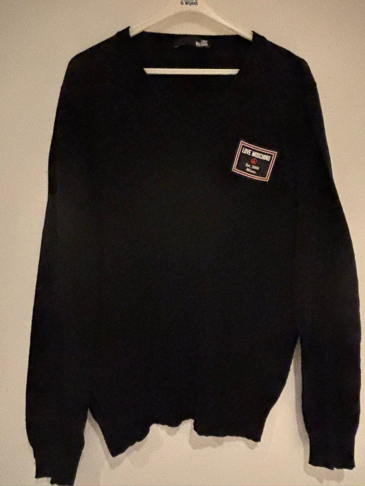 Love moschino dunne trui maat xl, Kleding | Heren, Ophalen of Verzenden, Zo goed als nieuw, Maat 56/58 (XL), Zwart