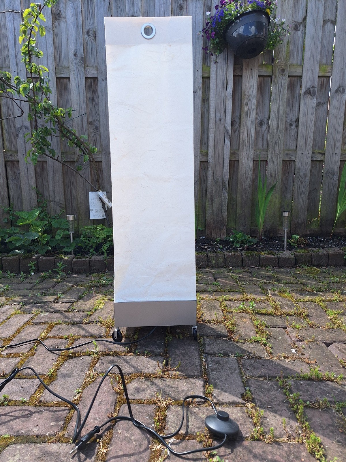GRATIS op te halen: mooie vloerlamp op wieltjes, Ophalen, 150 tot 200 cm