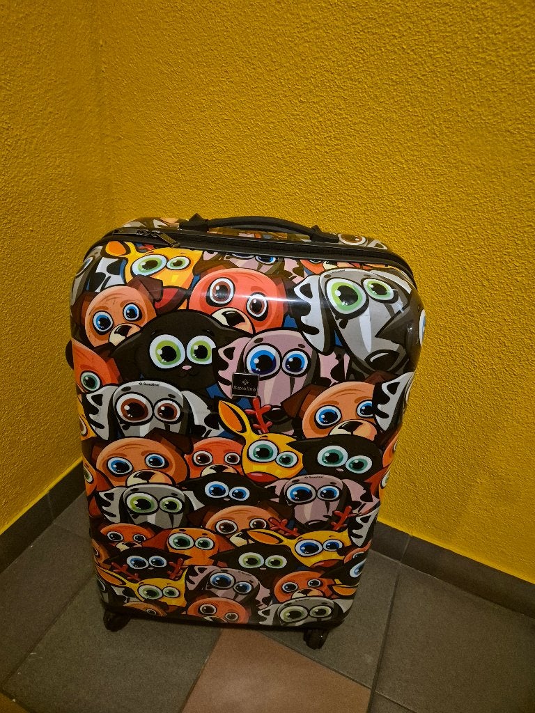 saxoline trolley 77cm, Ophalen of Verzenden, Gebruikt, Hard kunststof