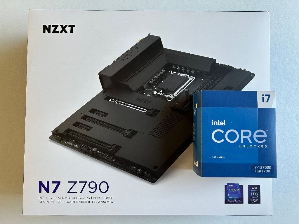 NZXT N7 Z790 + Intel i7 13700K + contact frame, Gebruikt, Ophalen of Verzenden, 16-core, Intel Core i7