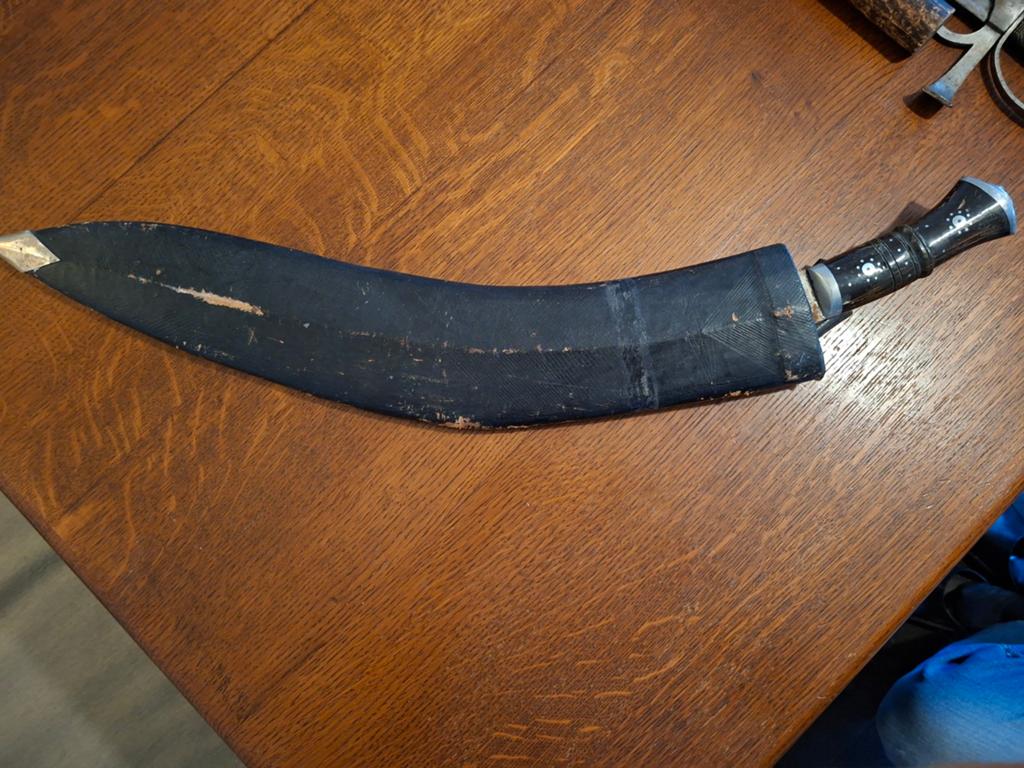 Vintage Gurkha mes, Verzamelen, Ophalen, Overige soorten, Overige gebieden, Mes of Dolk