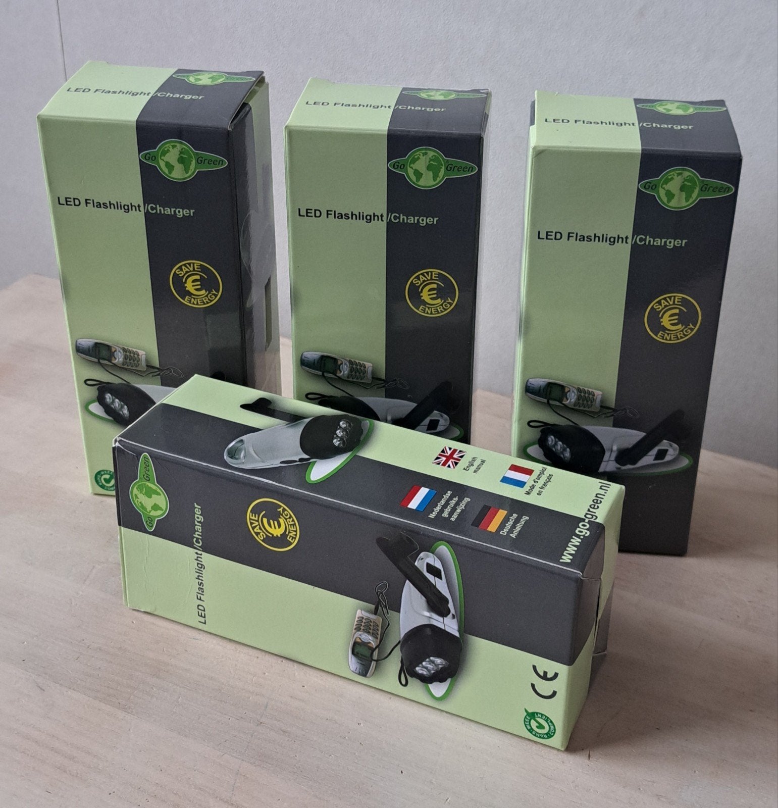 Opwindbare zaklamp/LED flashlight, Ophalen of Verzenden, Nieuw, Batterij