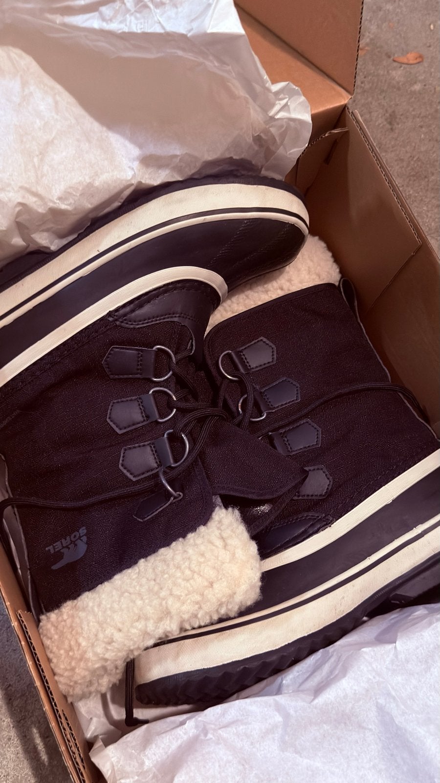 Sorel Winter Carnival Snowboots - Maat 39, Kleding | Dames, Schoenen, Ophalen, Zo goed als nieuw, Zwart, Snowboots