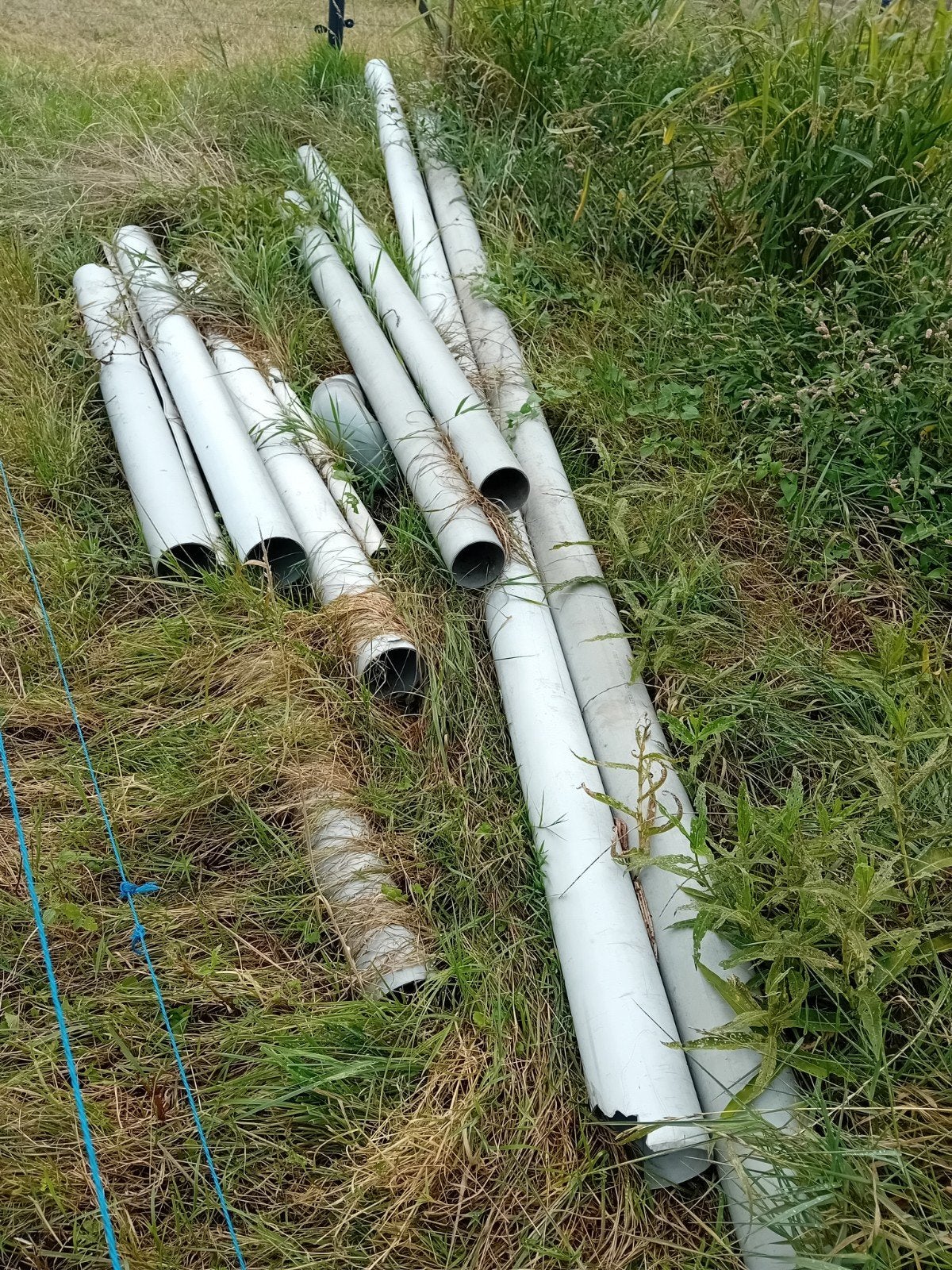 pvc regenpijpen, Ophalen, Pvc, Minder dan 2 meter, 80 mm of meer