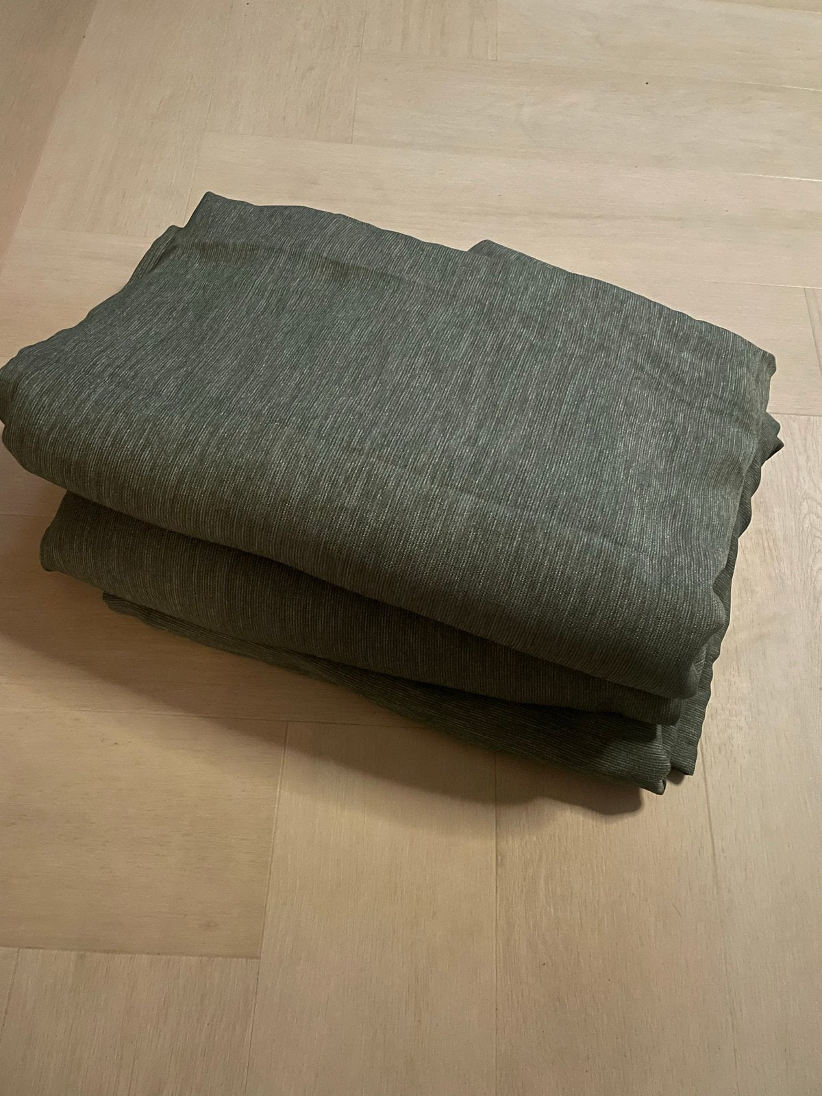 IKEA Vilborg Gordijnen Groen 145x300 - 3 stuks, Ophalen of Verzenden, Zo goed als nieuw, Gordijn, IKEA