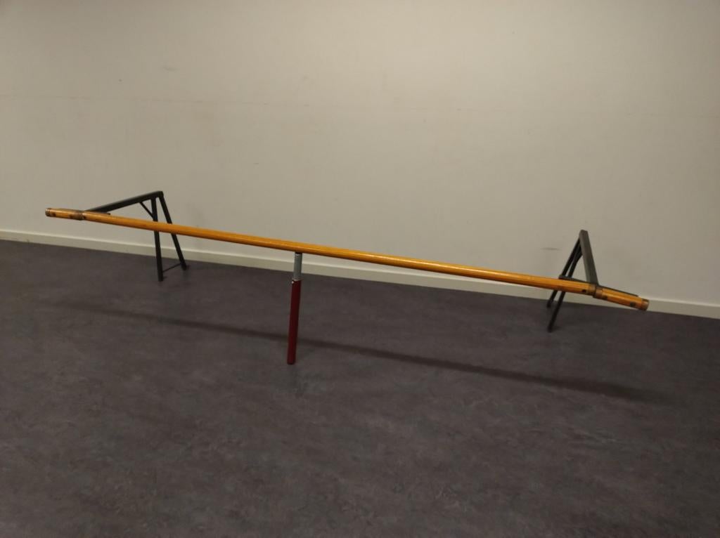 Verstelbare houten ballet barre - Dansstang, Sport en Fitness, Ballet, Gebruikt, Overige typen, Ophalen