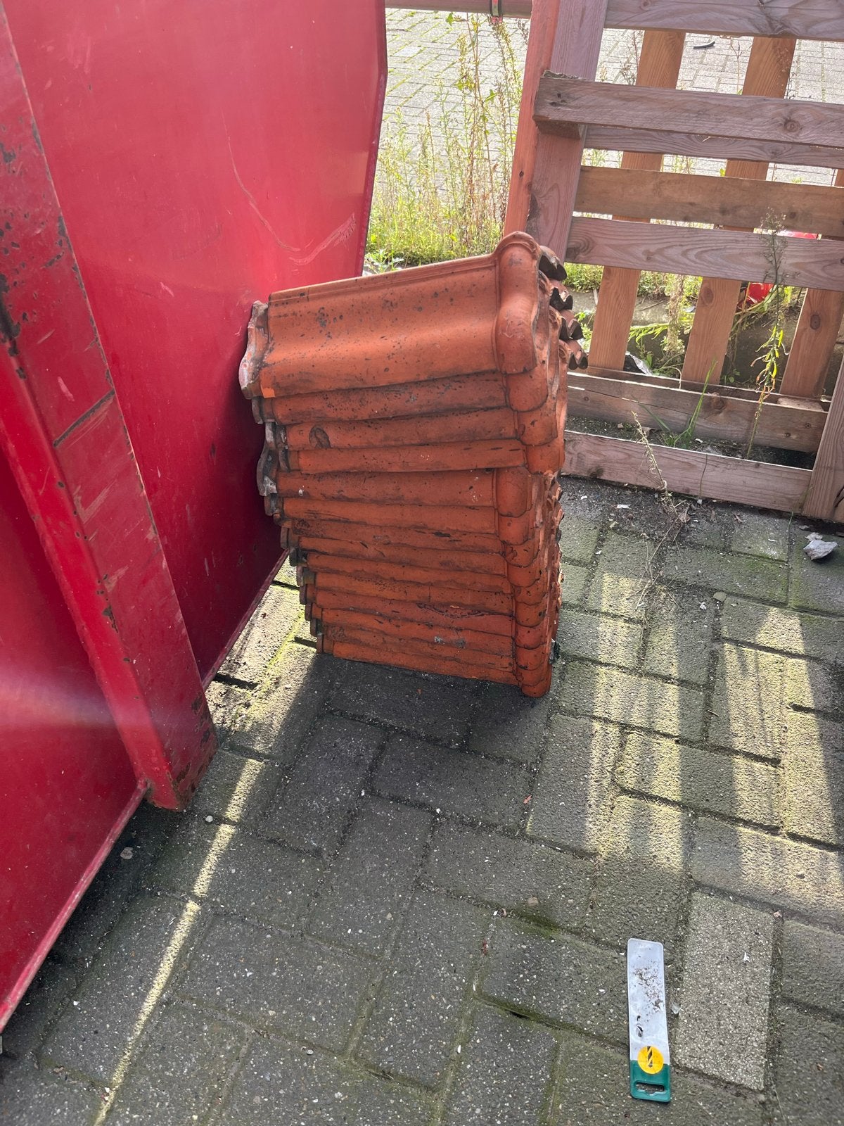 14 stuks nokvorsten voor kruispannen, Ophalen, Gebruikt, Steen of Klei, Minder dan 5 m²