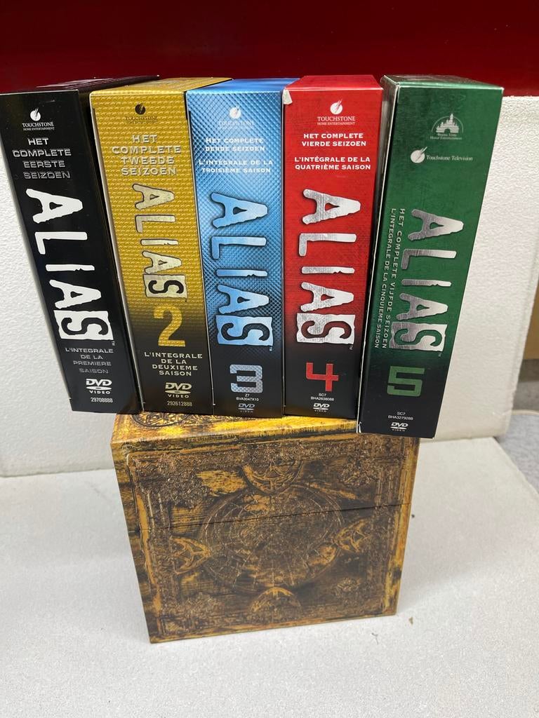 Alias - De Complete Collectie Seizoen 1-5 DVD Boxset, Boxset, Ophalen of Verzenden, Zo goed als nieuw, Actie en Avontuur