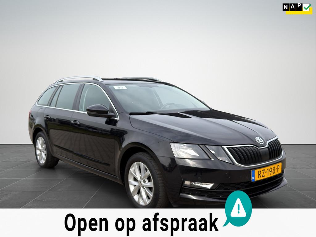 Skoda Octavia Combi 1.0 TSI DSG|Camera|Trekhaak|NAP, Euro 6, Zwart, Origineel Nederlands, 630 kg