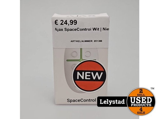 Ajax SpaceControl Wit | Nieuw