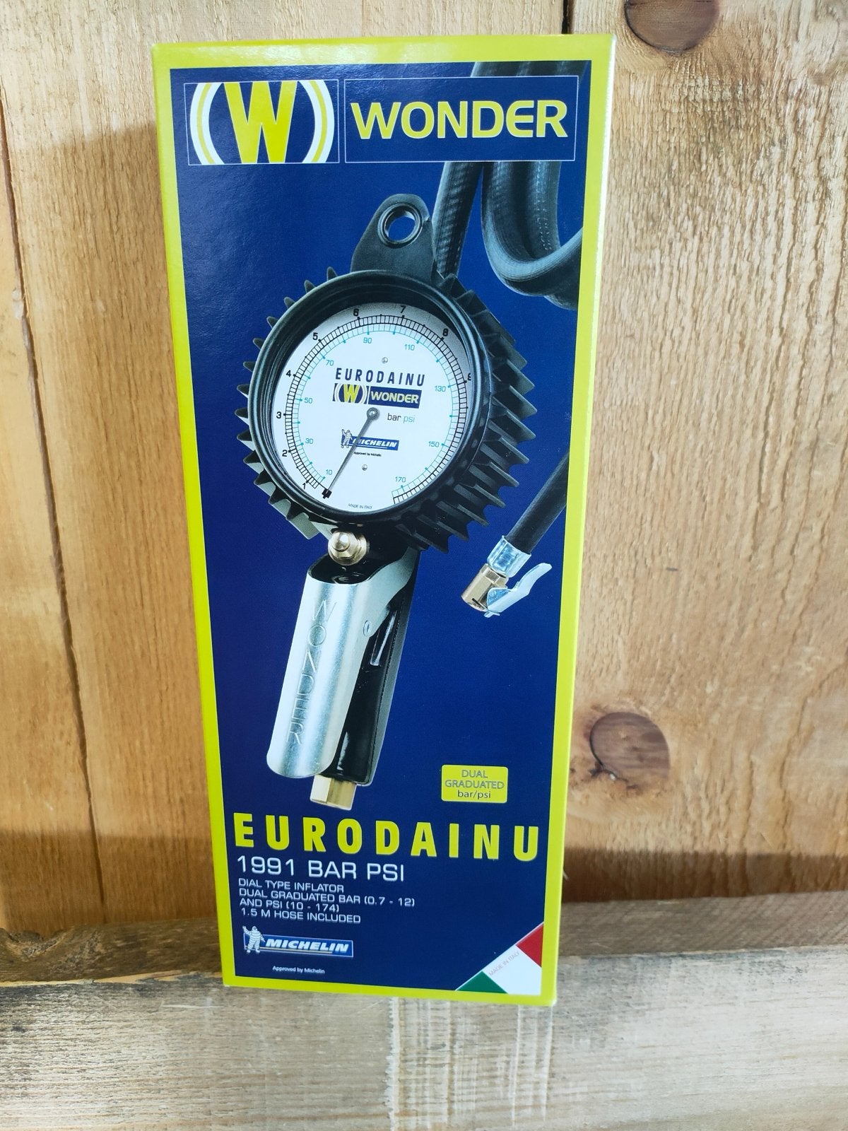 Wonder Eurodainu Bandenpomp met Manometer (Bar/PSI), Ophalen of Verzenden, Nieuw