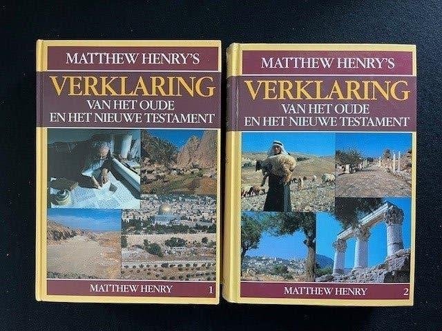 Matthew Henry Bijbelverklaring; 2-delige uitgave, Ophalen of Verzenden, Gelezen