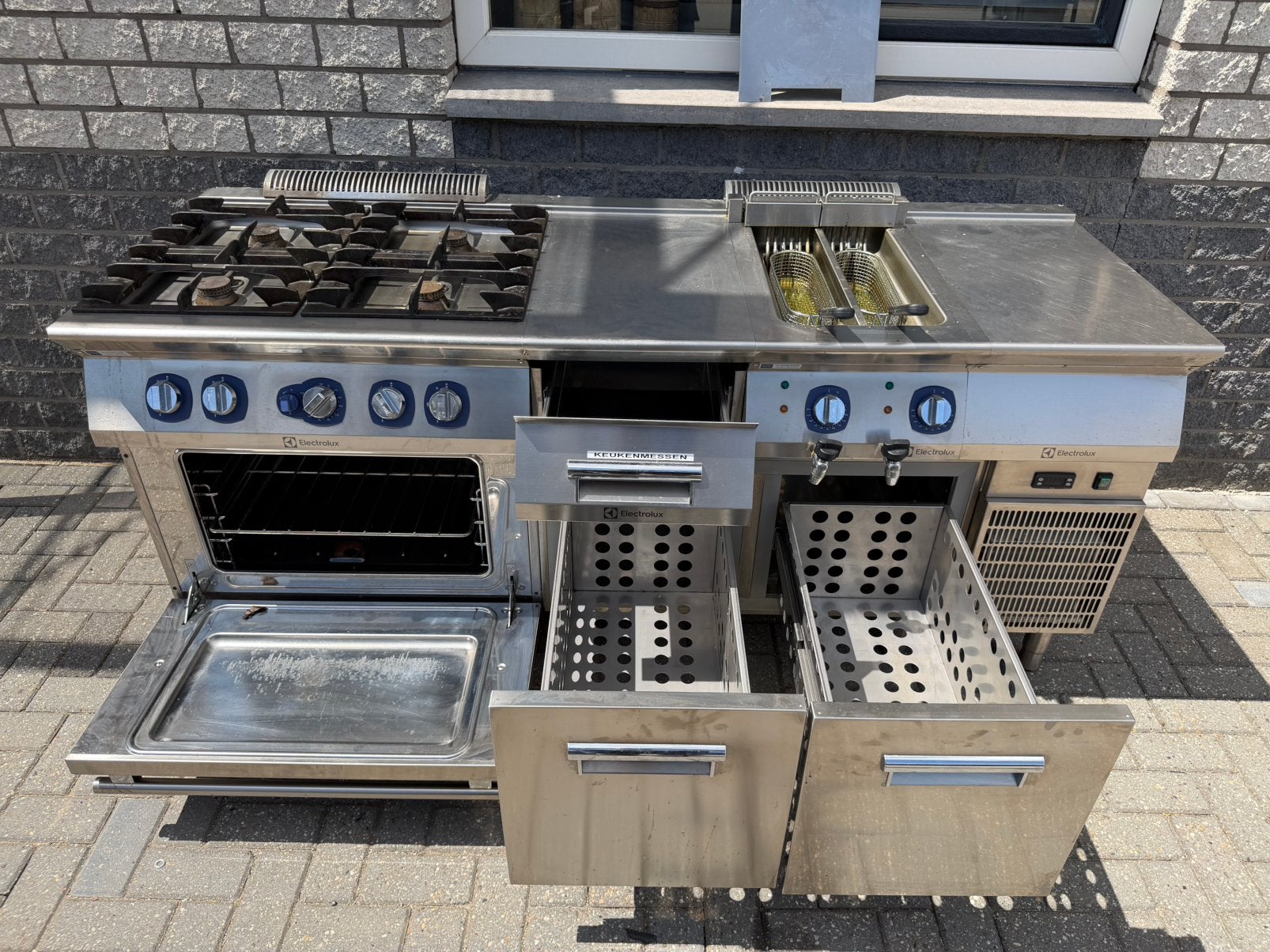 Kook bak frituur baklijn pastakoker koeling steamers, Ophalen of Verzenden, Fornuis, Frituur en Grillen