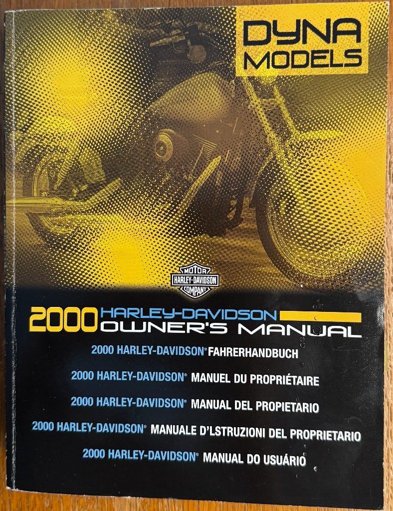 Harley Davidson 2000 Dyna Models Owners Manual, Ophalen of Verzenden, Harley-Davidson of Buell