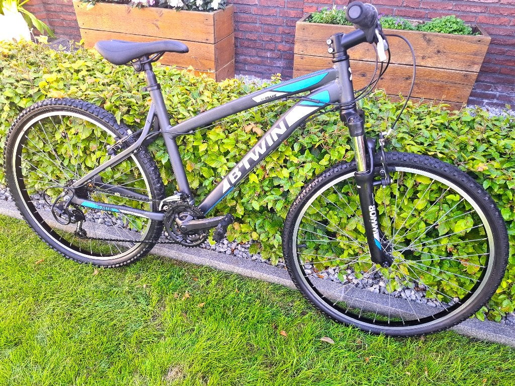 Als nieuw, Rockrider ST340 mountainbike maat M + voorvering, Hardtail, 45 tot 49 cm, Zo goed als nieuw, Ophalen