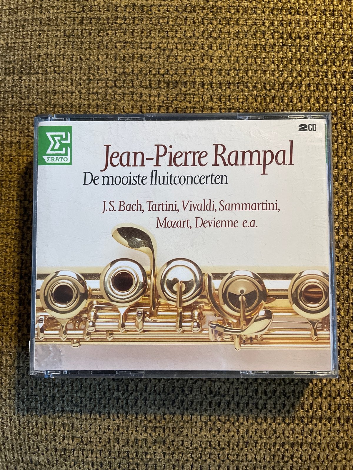 Jean-Pierre Rampal - De mooiste fluitconcerten (2CD), Gebruikt, Soloconcert, Ophalen of Verzenden, Inclusief doosje