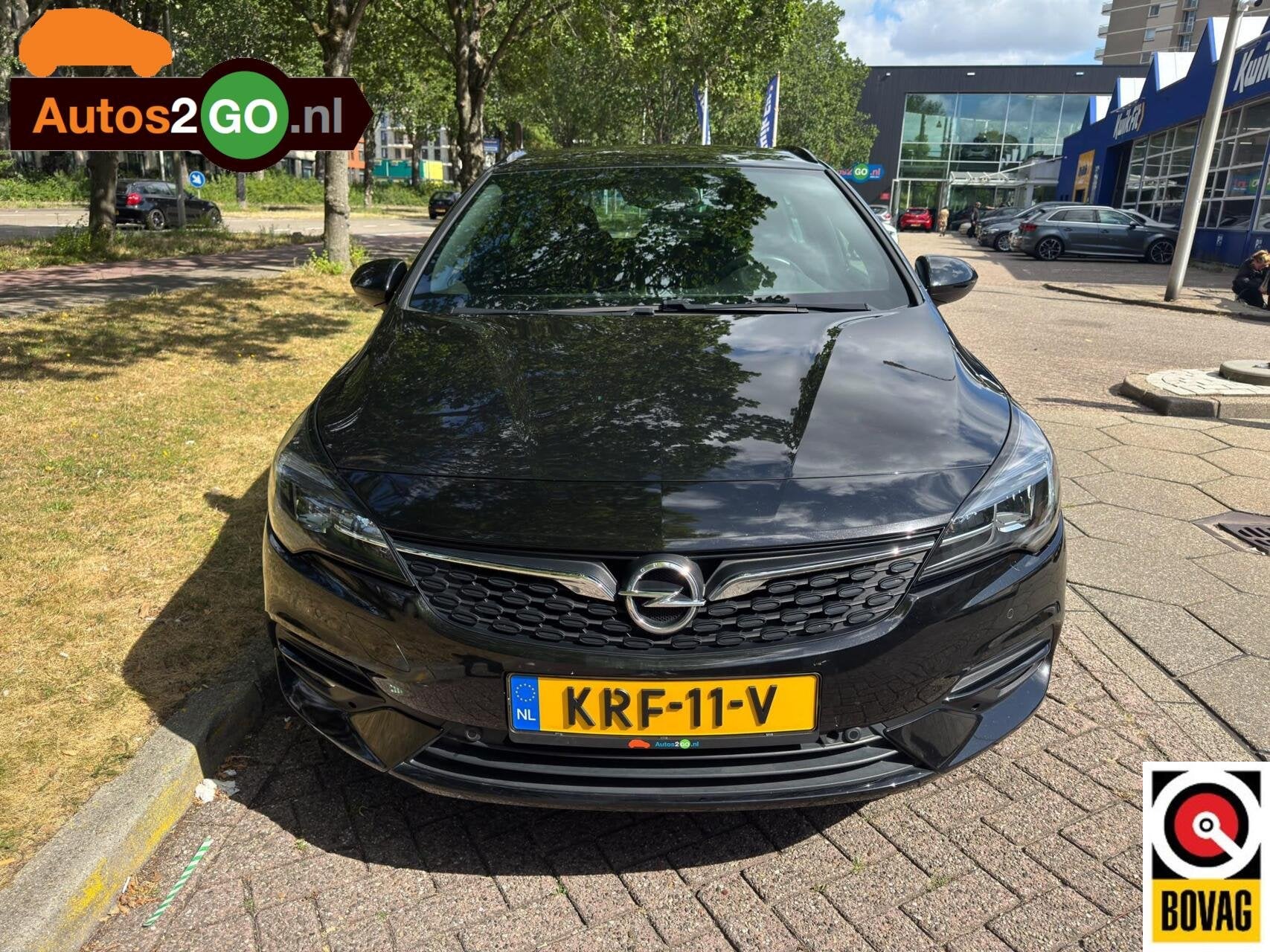 Opel Astra Sports Tourer 1.2 Business Elegance, Auto's, Voorwielaandrijving, Euro 6, 1199 cc, Zwart
