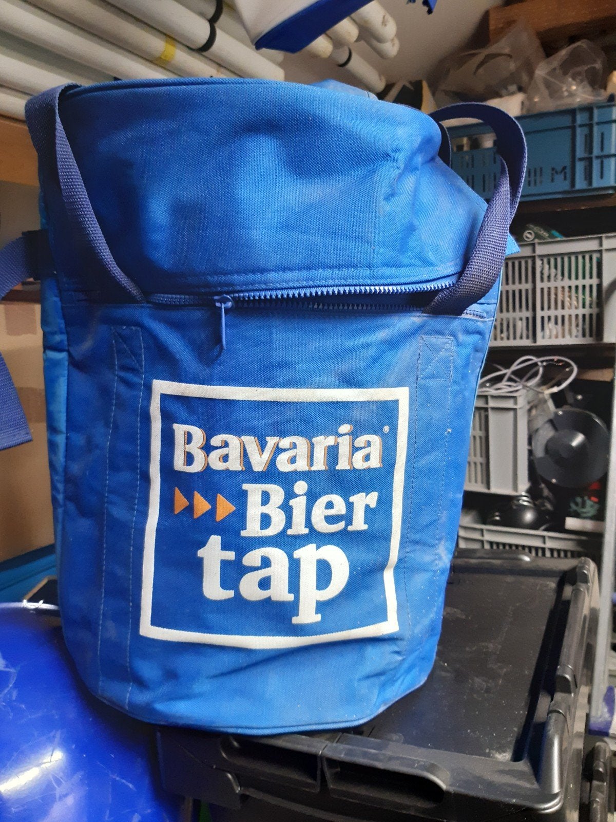 Bavaria Bier Tap Koeltas - Blauw, Witgoed en Apparatuur, Thuistaps, Gebruikt, Overige merken, Ophalen