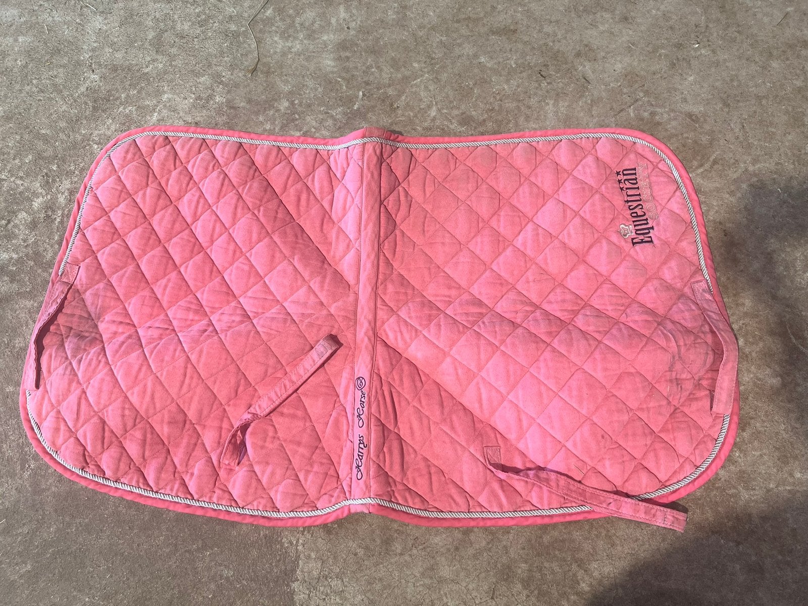 Harrys Horse roze dekje dressuur Full, Full (L), Gebruikt, Dressuurdekje, Verzenden