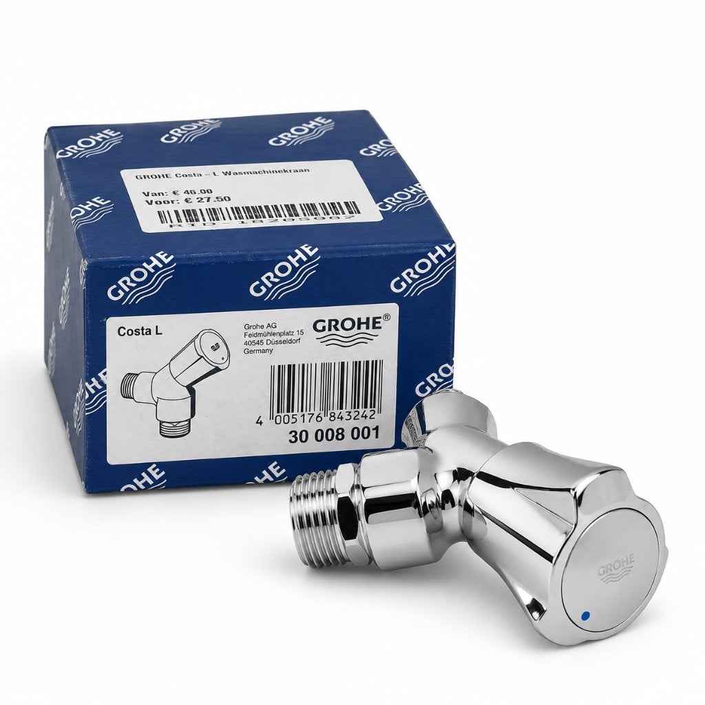 Grohe Costa L wasmachinekraan chroom – 30008001, ., Nieuw, Ophalen of Verzenden, .