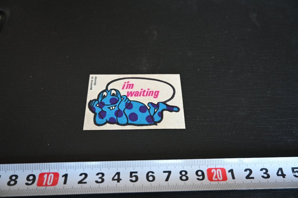 sticker chewing gum dandy gum kinky dan - I'm waiting, Ophalen of Verzenden, Zo goed als nieuw