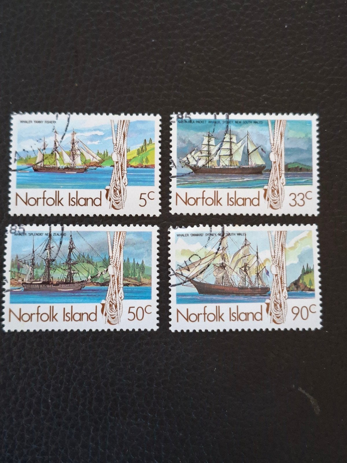GERESERVEERD Norfolk Island Mi 356 - 359, Postzegels en Munten, Ophalen of Verzenden, Gestempeld