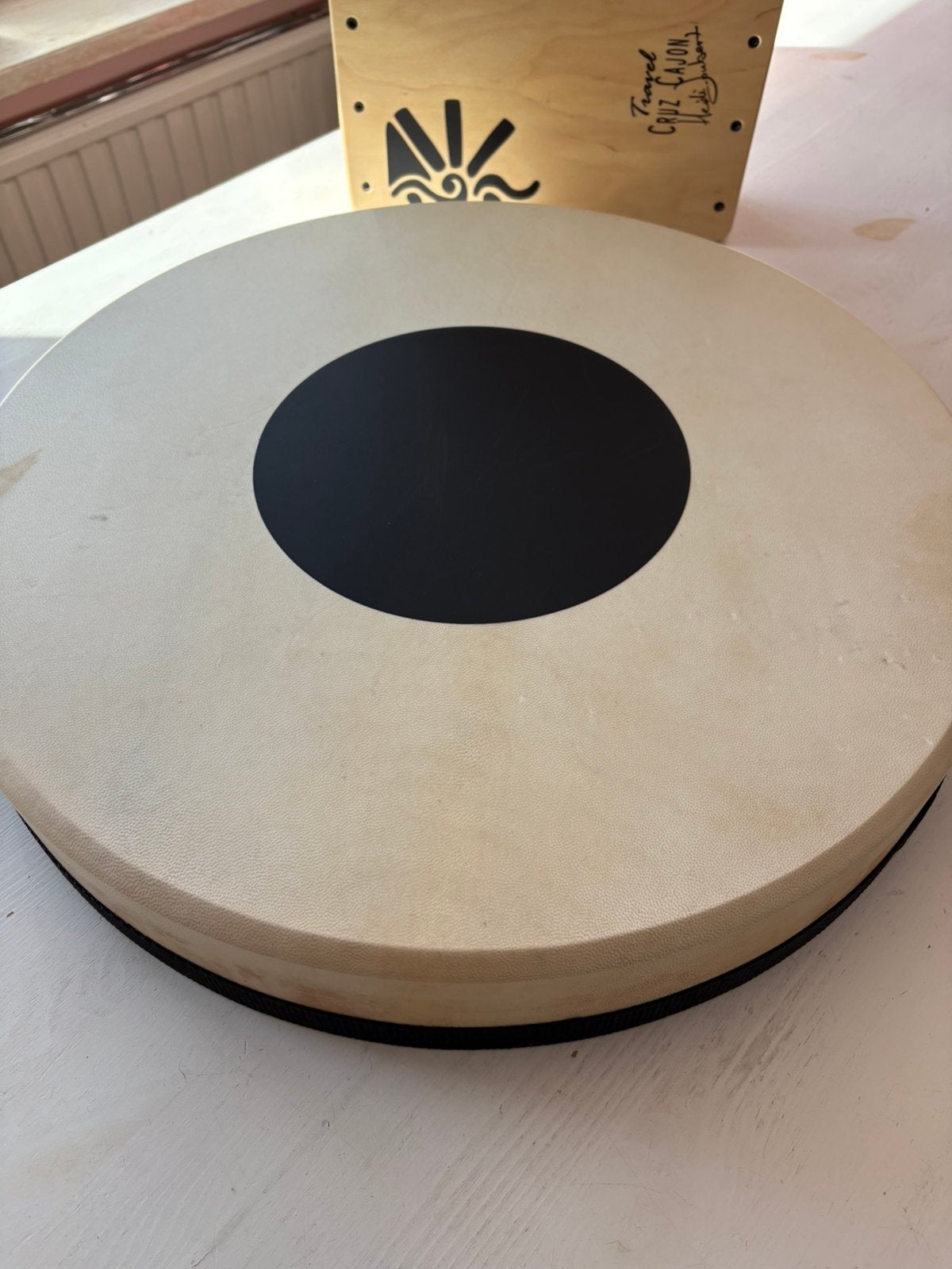 Framedrum black dot ‘Schlagwerk’, Muziek en Instrumenten, Percussie, Ophalen of Verzenden, Zo goed als nieuw